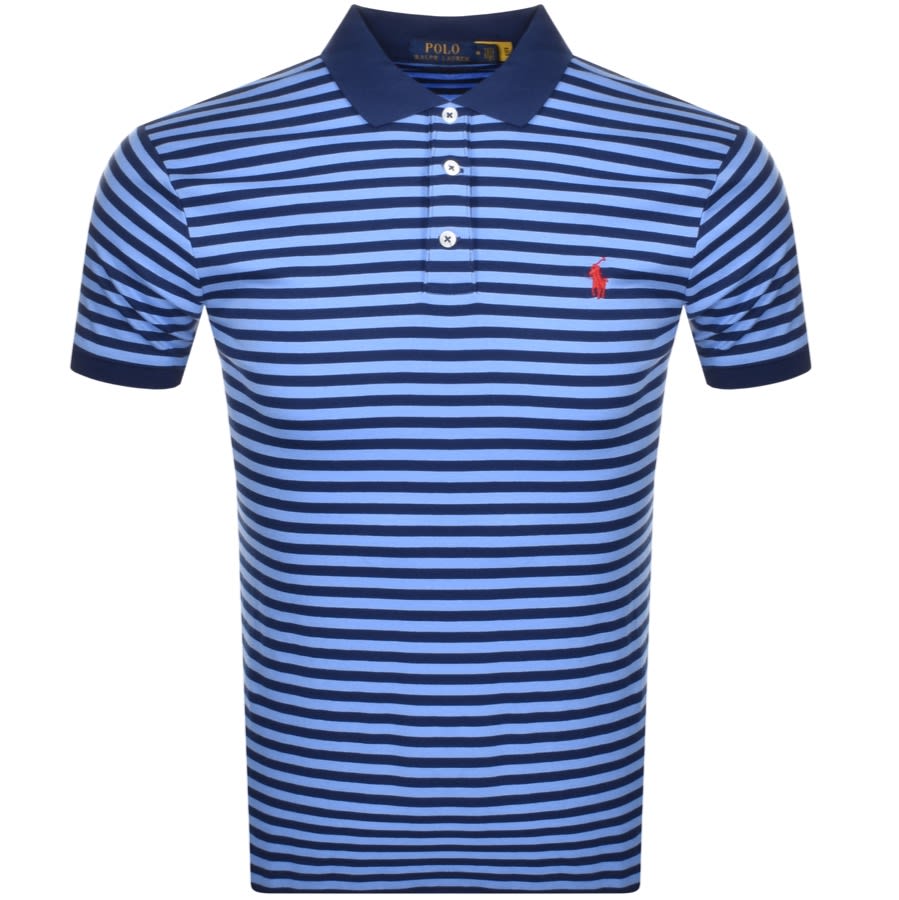 Alternative Image for ProductRalph Lauren Slim Fit Polo T Shirt Blue1